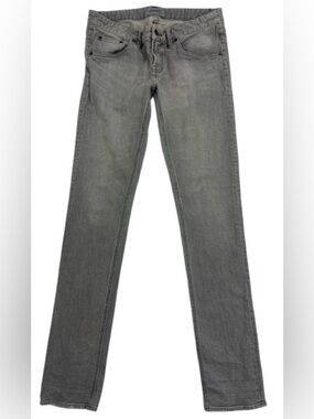 Gray Straight Leg Jeans Women 28 WESC Casual Minimal Denim